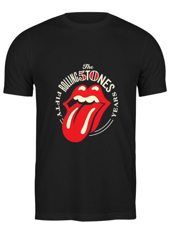 

Футболка мужская Printio The rolling stones черная S, Черный, The rolling stones