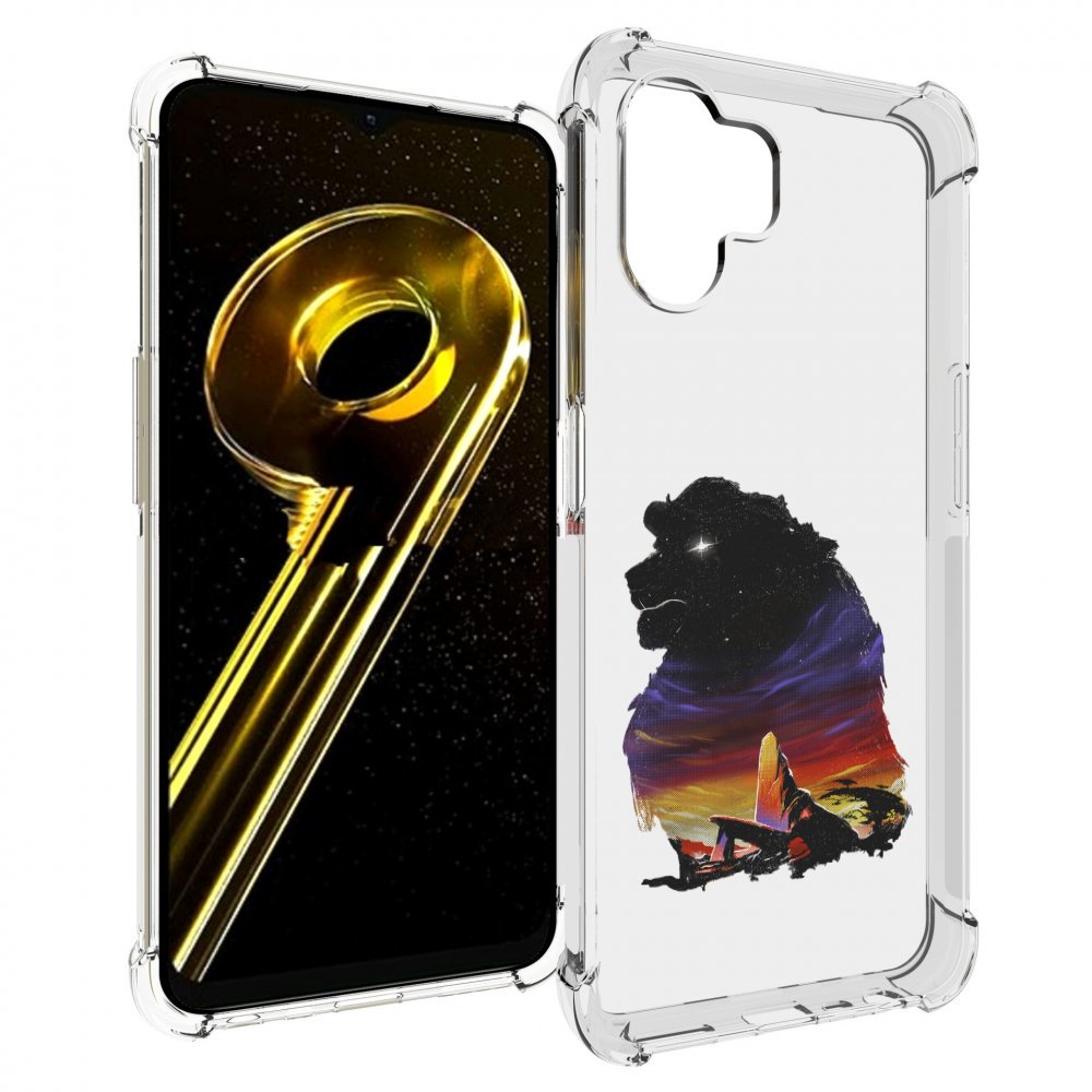 Чехол бампер MyPads Муфаса для Realme 10 5G противоударный