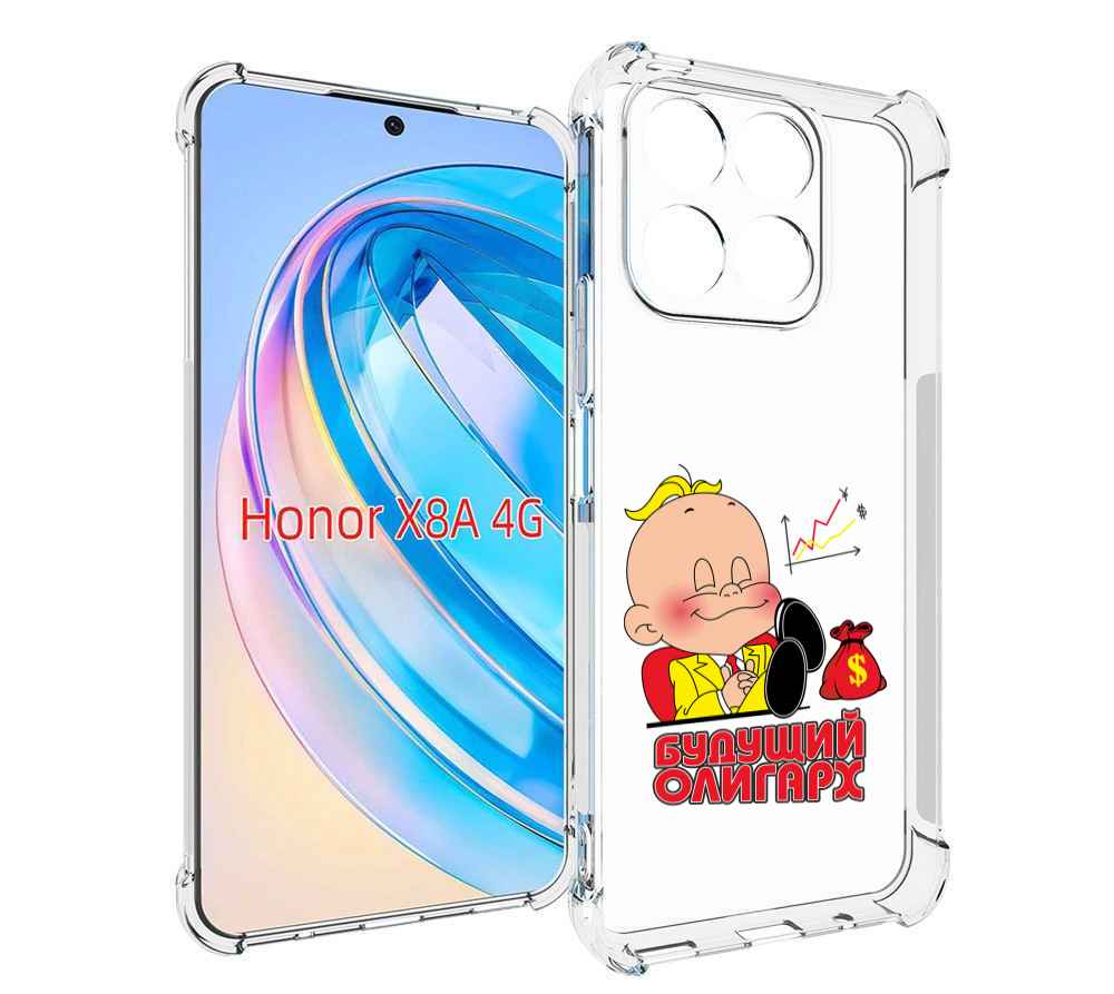 

Чехол MyPads Будущий олигарх для Honor X8a, Tocco