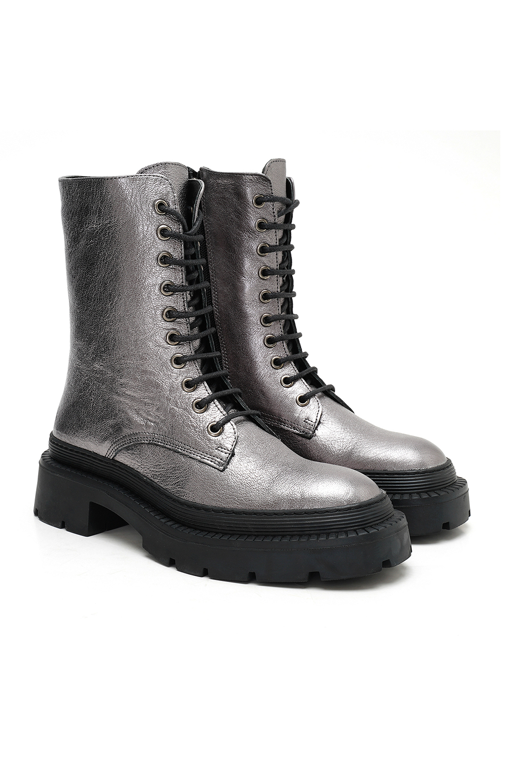 

Ботинки женские Desa A-ETR8608 серебристые 37 EU, Серебристый, A-ETR8608