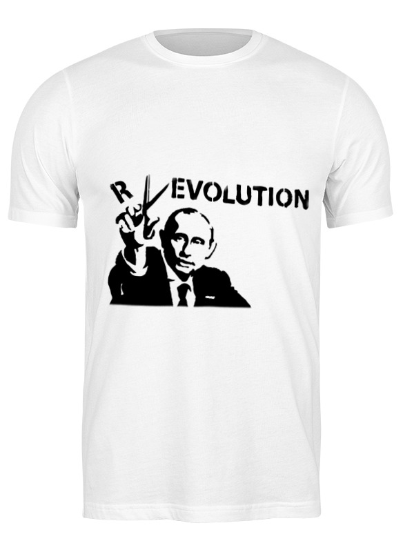 

Футболка мужская Printio Evolution белая S, Белый, Evolution