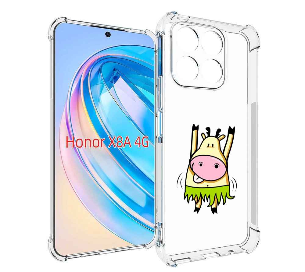 

Чехол MyPads Веселая корова для Honor X8a, Tocco