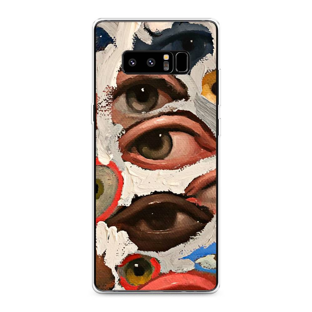 фото Чехол awog "глаза масляная живопись" для samsung galaxy note 8