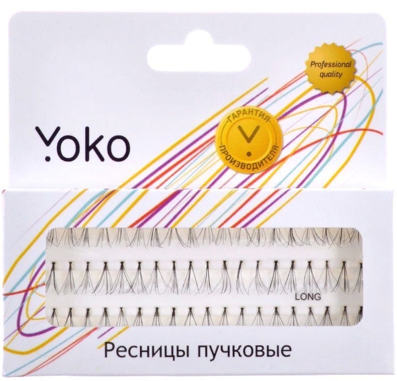 фото Ресницы yoko пучковые длинные nrpl 02