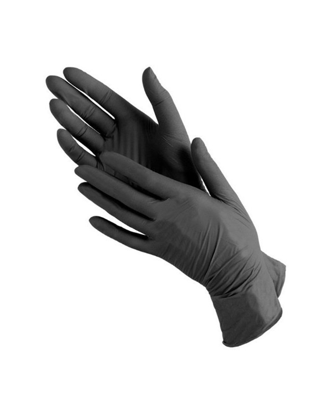 фото Перчатки optima gloves, одноразовые, нитриловые, 50пар. арт.og-m-black