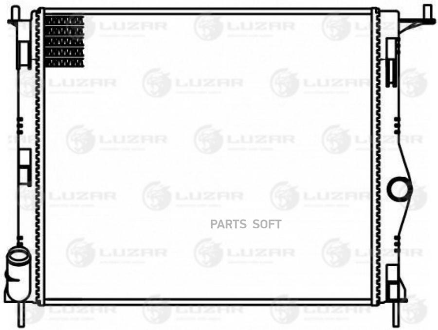 

Радиатор охл. для а/м Лада Largus (12-)/Renault Logan (08-) 1.4i/1.6i MT (паяный) (LRc 090