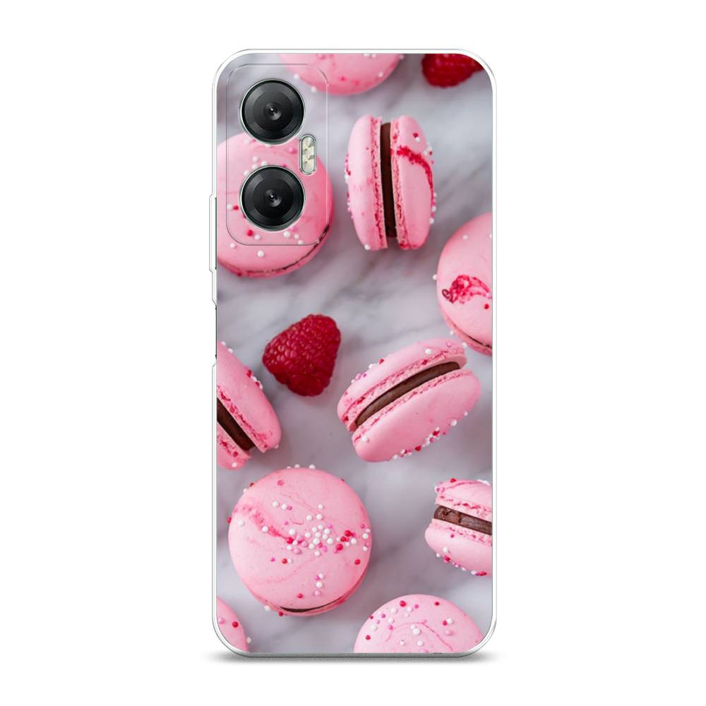 

Чехол Awog на Infinix HOT 20 5G "Макарони с малиной", Серый;розовый, 3103250-10