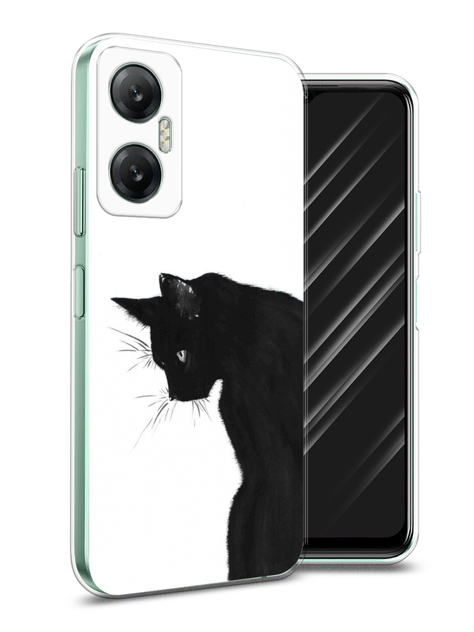 

Чехол Awog на Infinix HOT 20 5G "Black cat", Черный;белый, 3103250-1