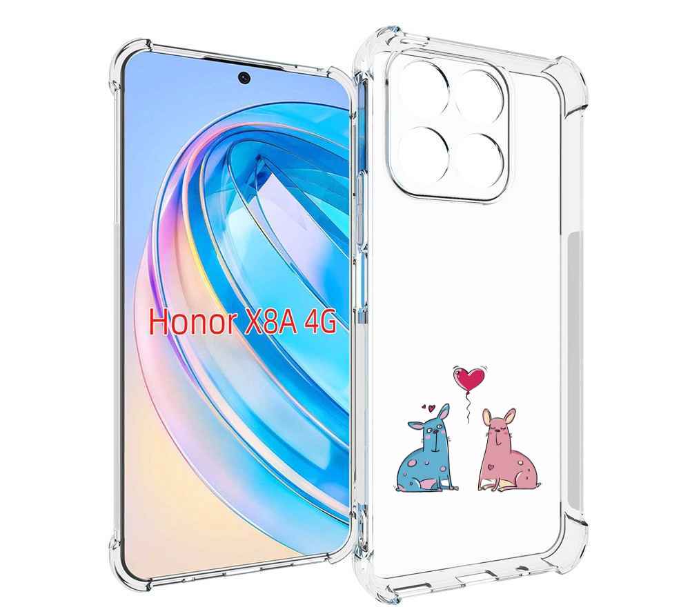 

Чехол MyPads Лама любовь для Honor X8a, Tocco
