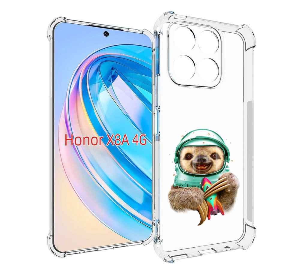 

Чехол MyPads Ленивец астронавт для Honor X8a, Tocco