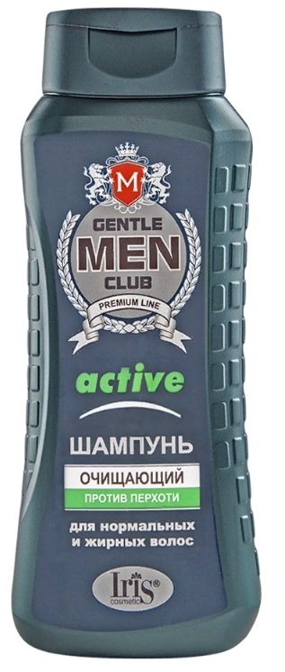 Шампунь IRIS Gentlemen club ACTIVE очищающий 400 мл