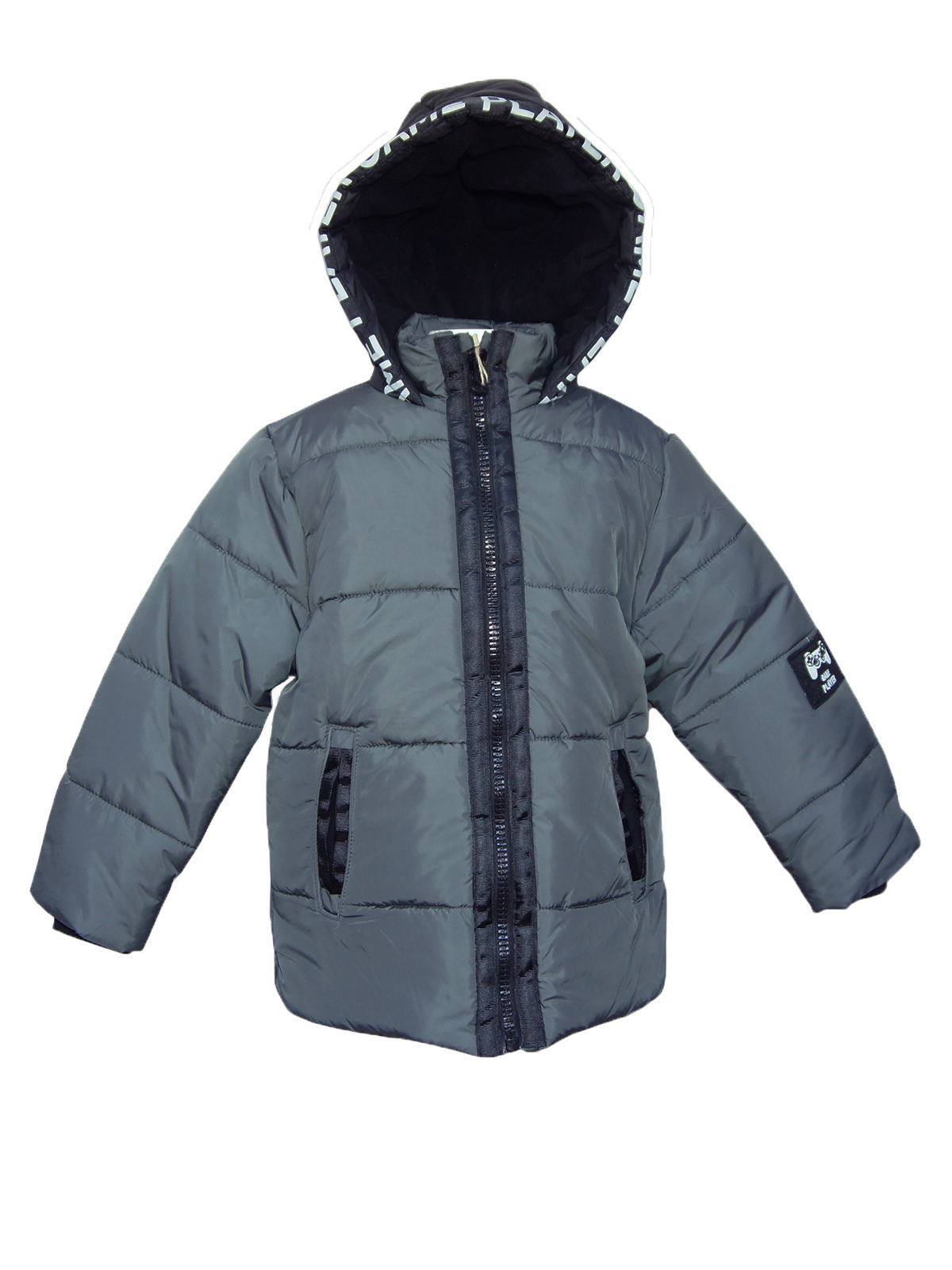Куртка детская MDM MIDIMOD GOLD 20862, серый, 116