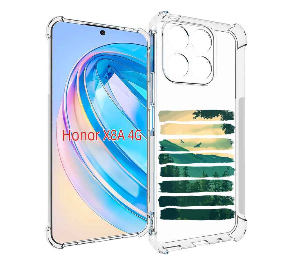 

Чехол MyPads Лесная чаща для Honor X8a, Tocco