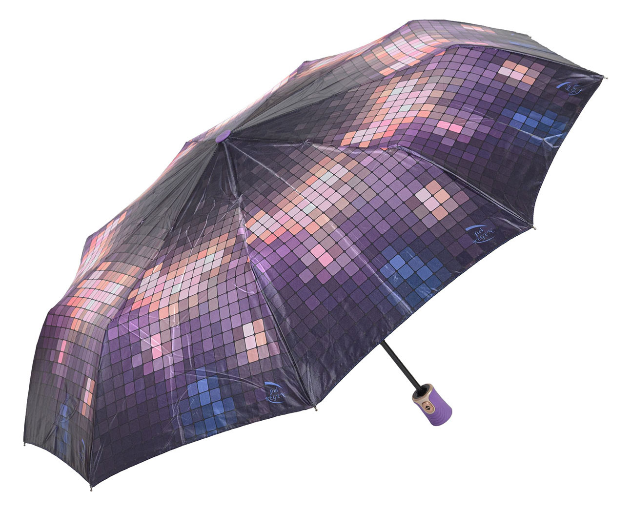 фото Зонт женский rain lucky 719-lcs фиолетовый