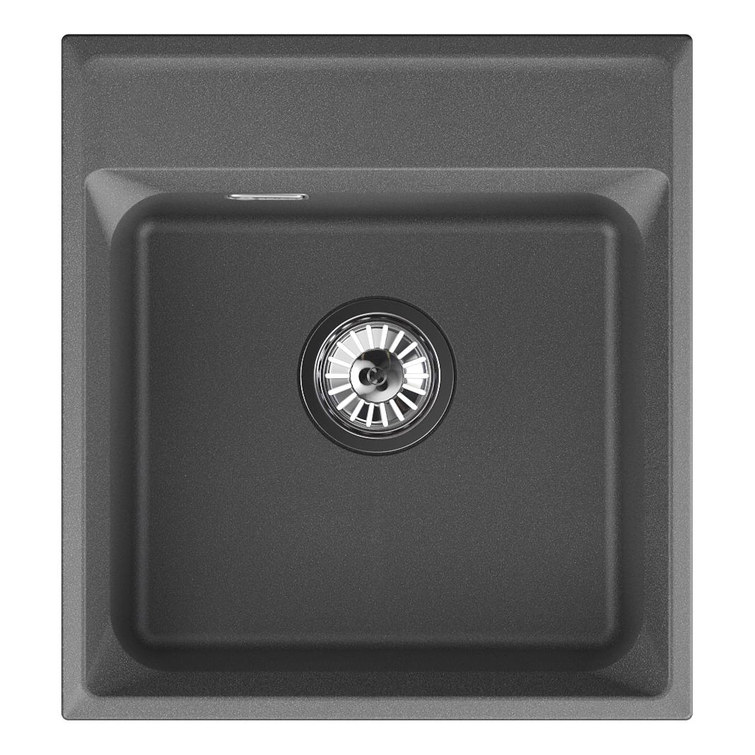 

Мойка кухонная Point Мисти 46 графит PN3011GR, Серый, Мисти 60