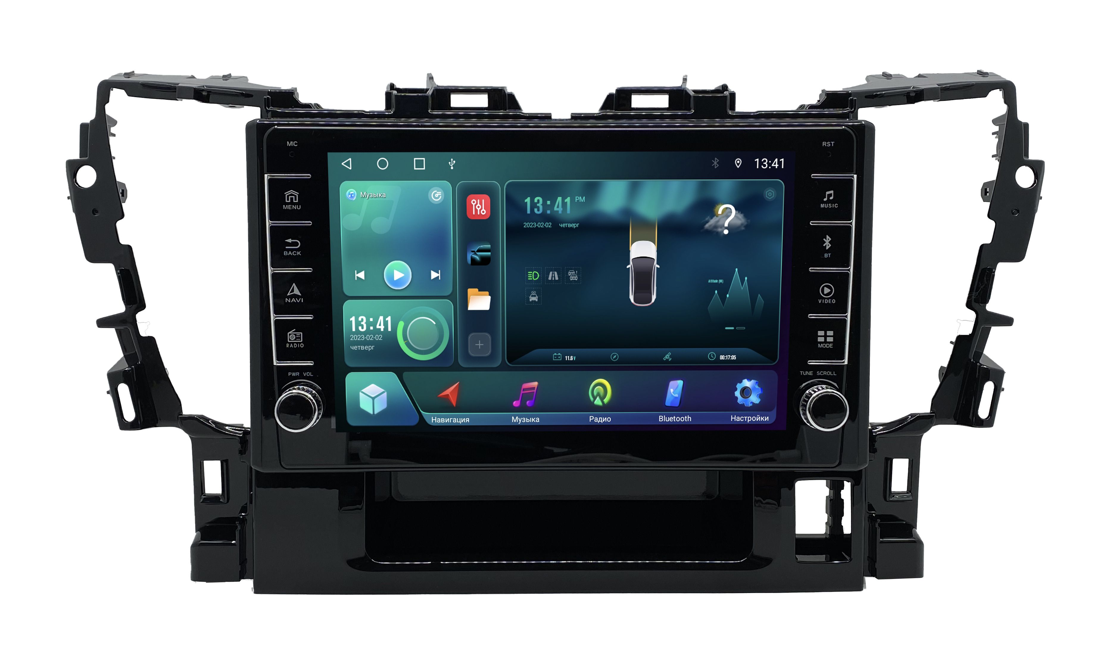 Штатная магнитола ANDROID Toyota Alphard III (2015-2020) , Android 12, 2/16 GB с крутилкам