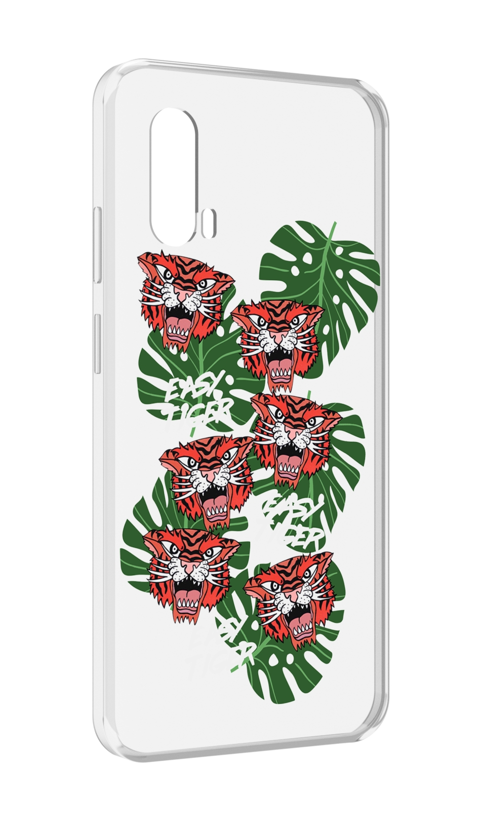 

Чехол MyPads красные-тигры для Blackview BV7100, Прозрачный, Tocco