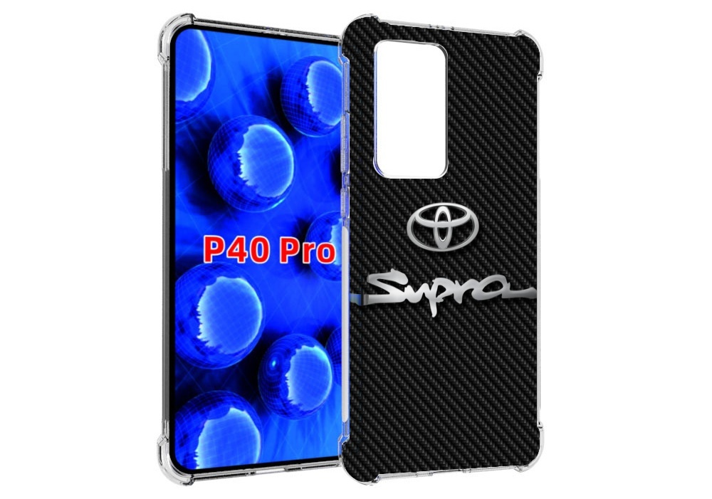 Чехол MyPads toyota тои?ота 2 для Huawei P40 Pro противоударный