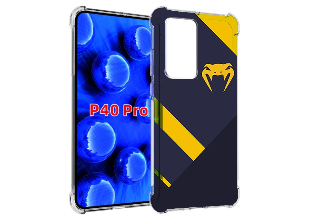

Чехол MyPads venum мужской для Huawei P40 Pro противоударный, Прозрачный, Tocco
