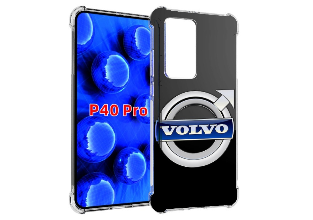 

Чехол MyPads volco вольво 2 мужской для Huawei P40 Pro противоударный, Прозрачный, Tocco