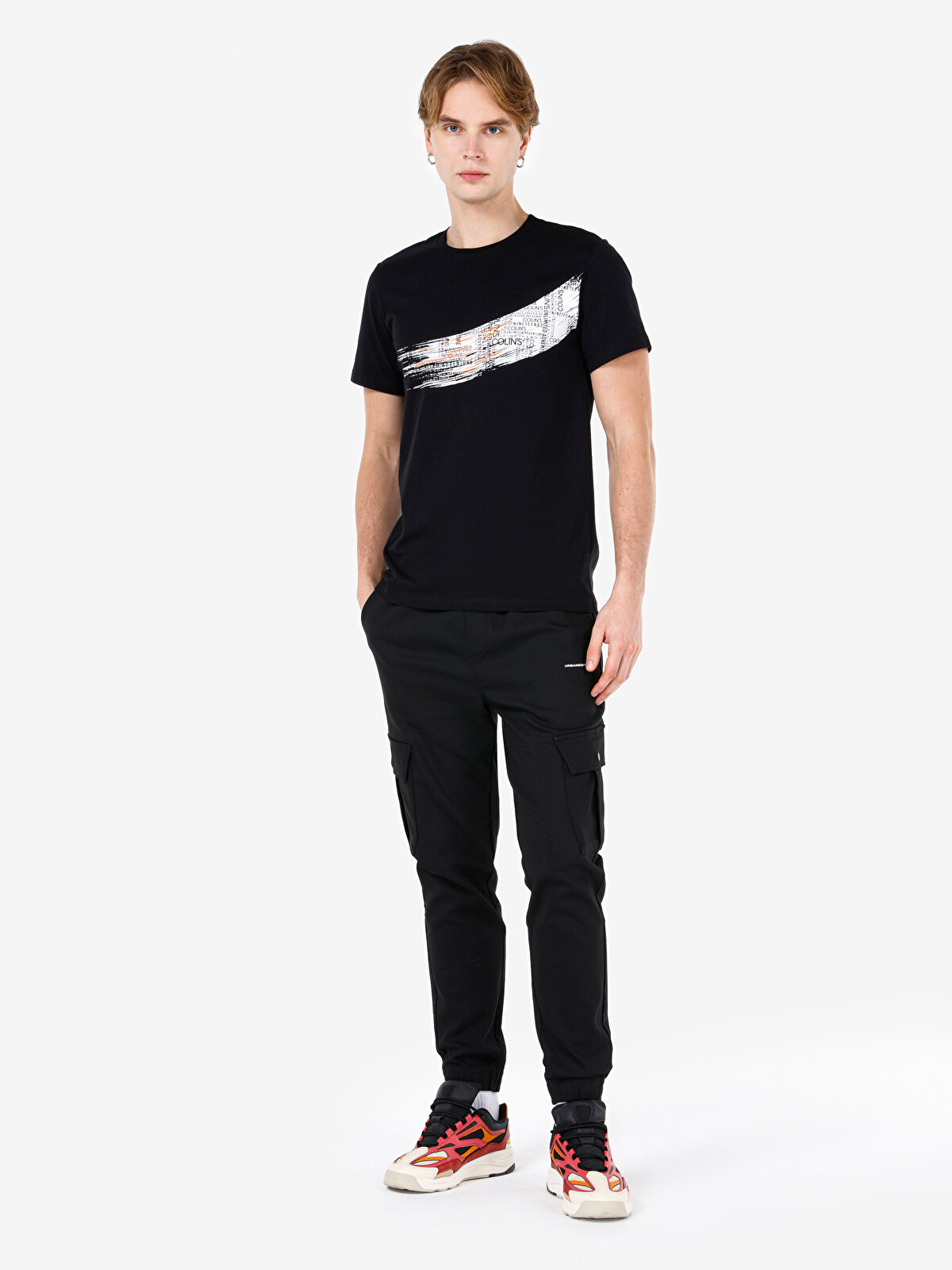 

Брюки мужские Colin's CL1066778 черные L, Черный, CL1066778
