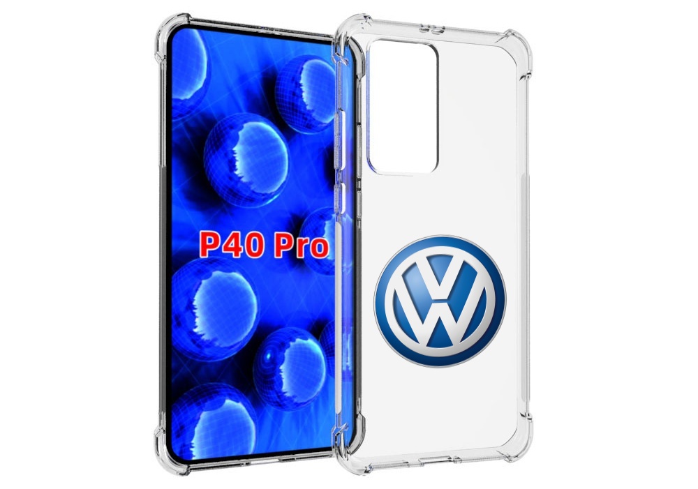 

Чехол MyPads volkswagen мужской для Huawei P40 Pro противоударный, Прозрачный, Tocco