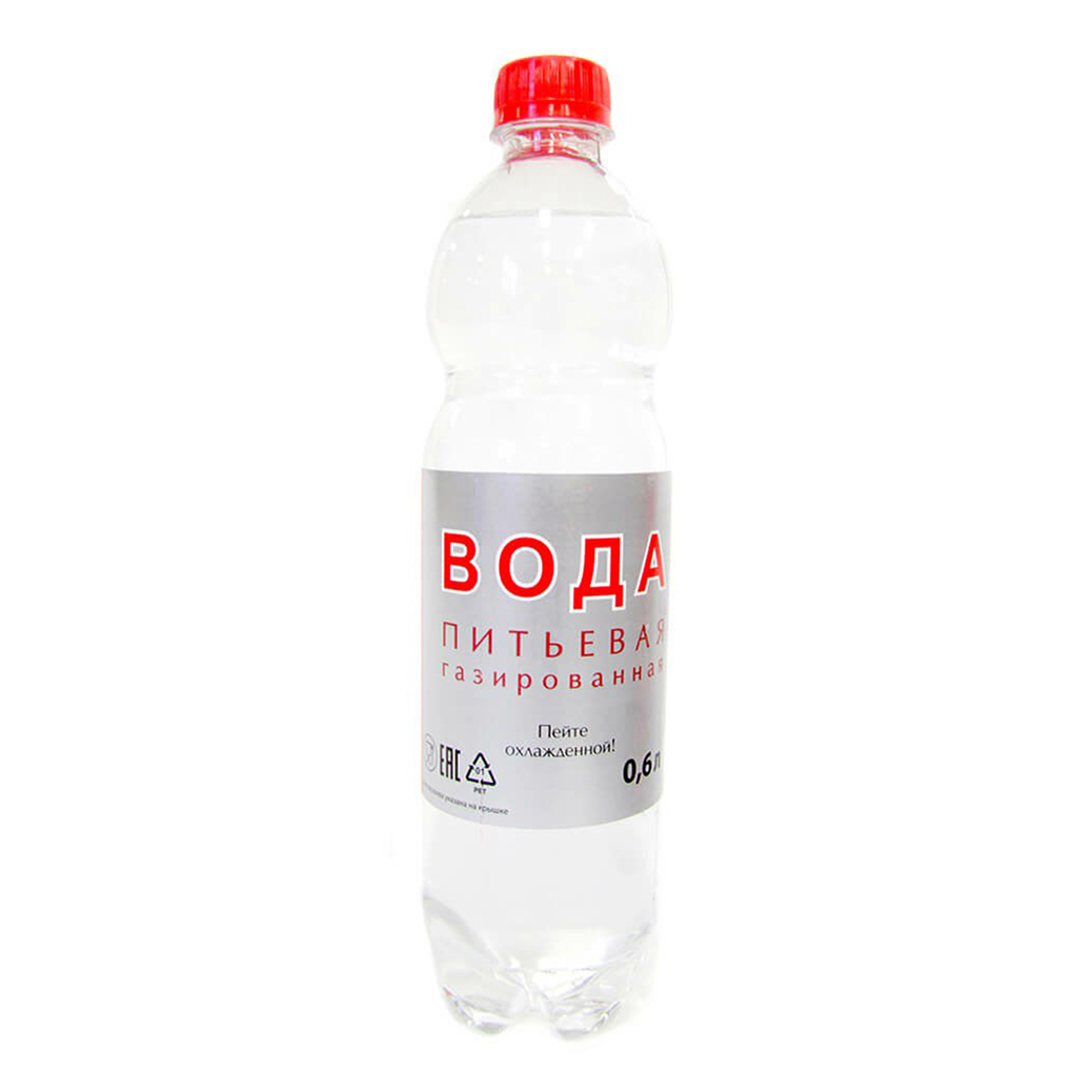 

Вода питьевая Европа газированная 0,6 л