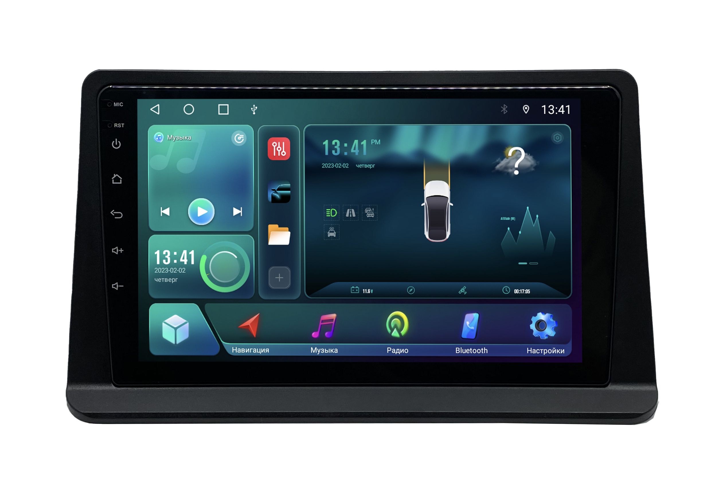 Штатная магнитола ANDROID Mitsubishi Pajero 2 2 рест 1991-2004 Верхняя рамка Android 1 3214100₽