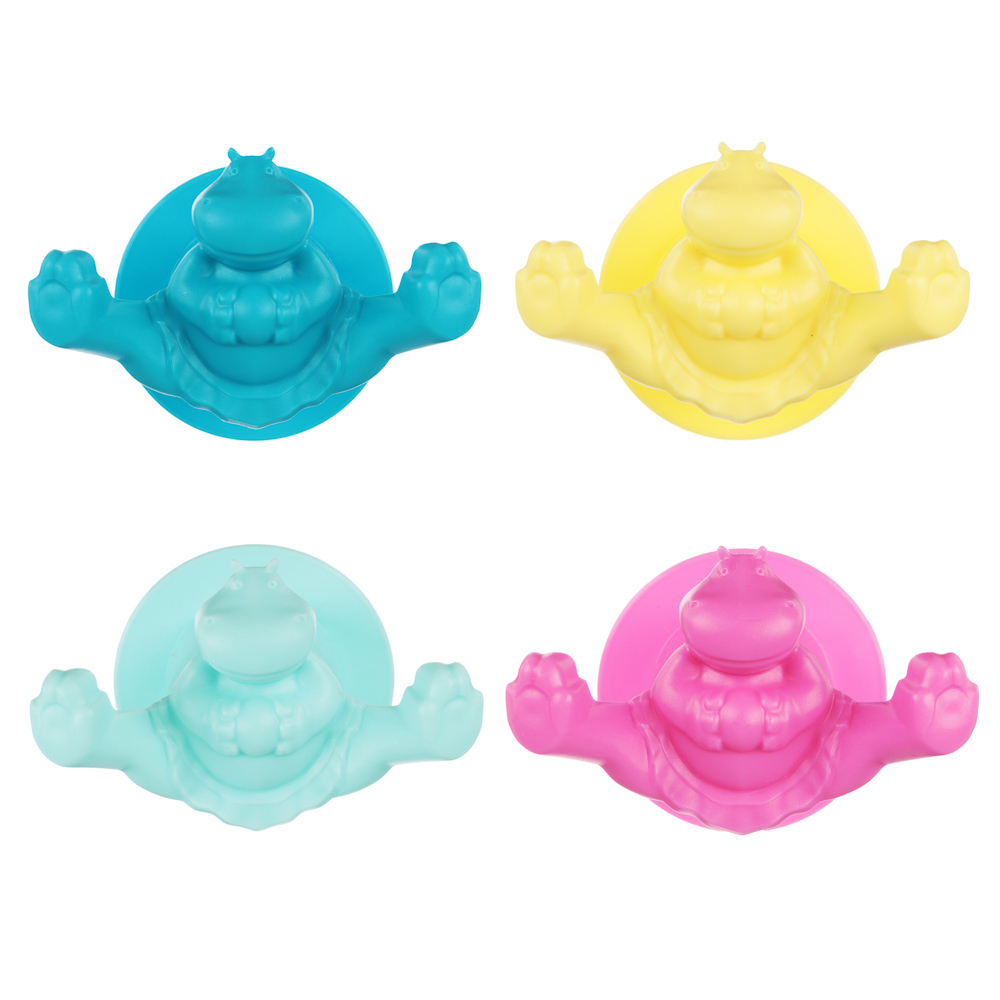 

BEROSSI Крючок Circus Hippo, пластик, 6,9х10см, 4 цвета 2 шт