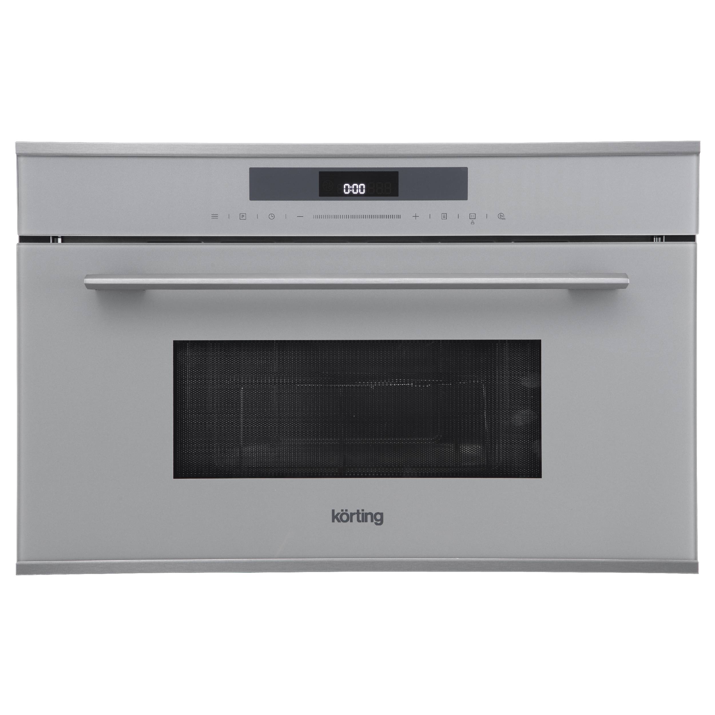 

Встраиваемая микроволновая печь Korting KMI 830 GBXGr серебристый, KMI 830 GBXGr