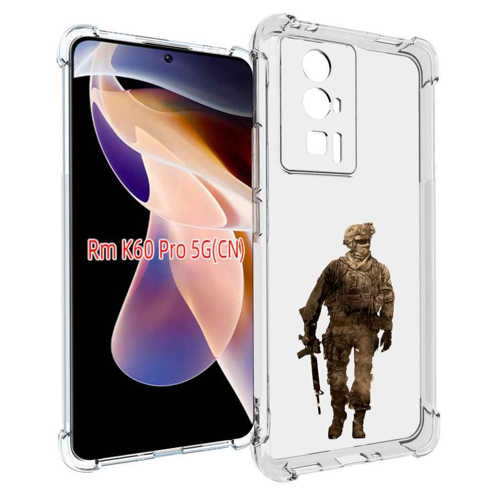 

Чехол MyPads call-of-duty мужской для Xiaomi Redmi K60 Pro, Прозрачный, Tocco