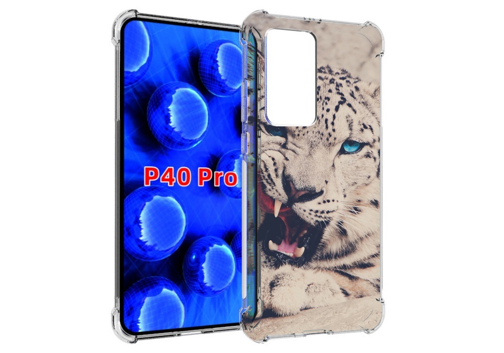 

Чехол MyPads Барсюня для Huawei P40 Pro противоударный, Прозрачный, Tocco