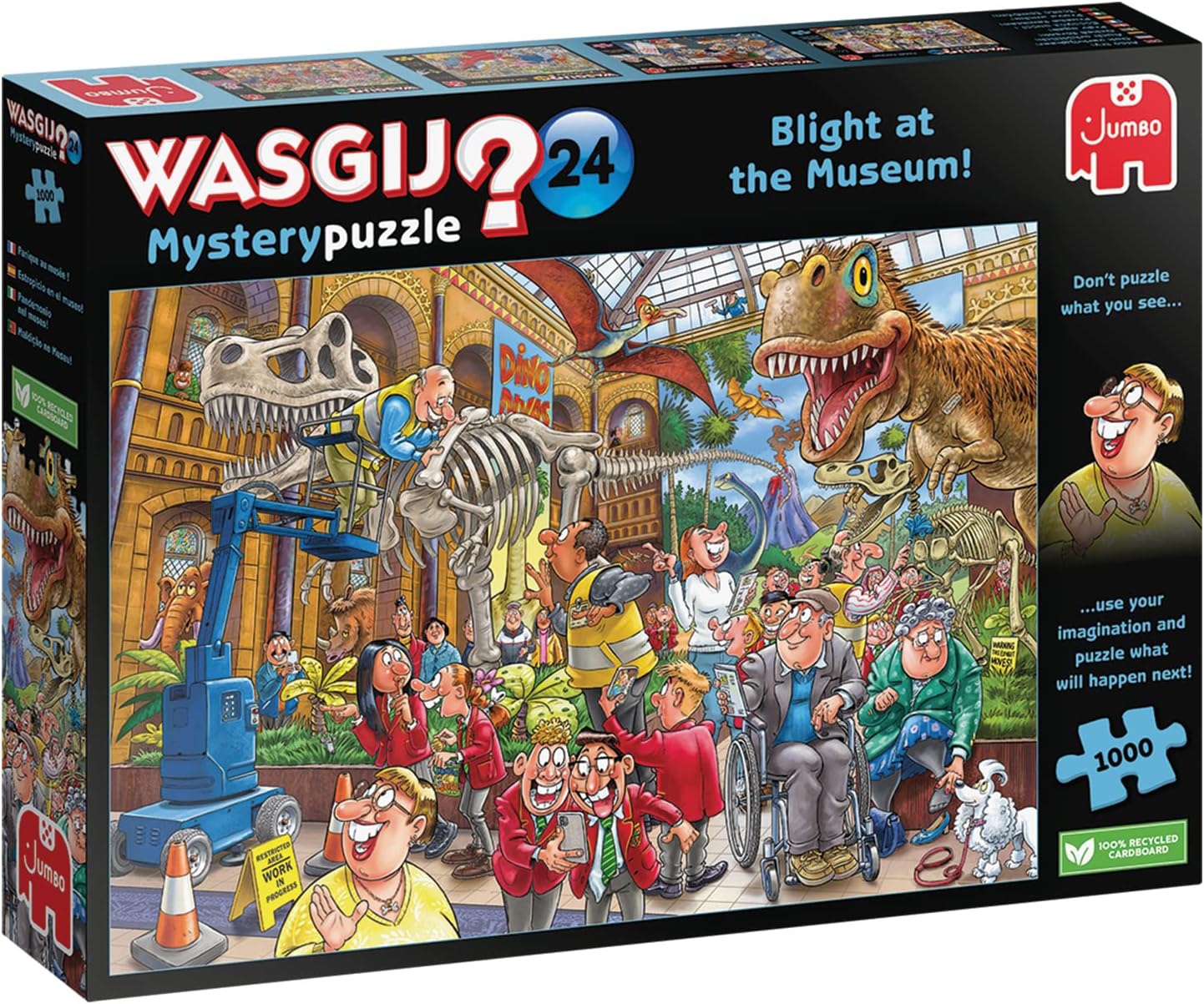 

Пазл Jumbo Wasgij Бардак в музее Mystery 24 J1110100014, 1000 деталей, Wasgij Бардак в музее Mystery 24