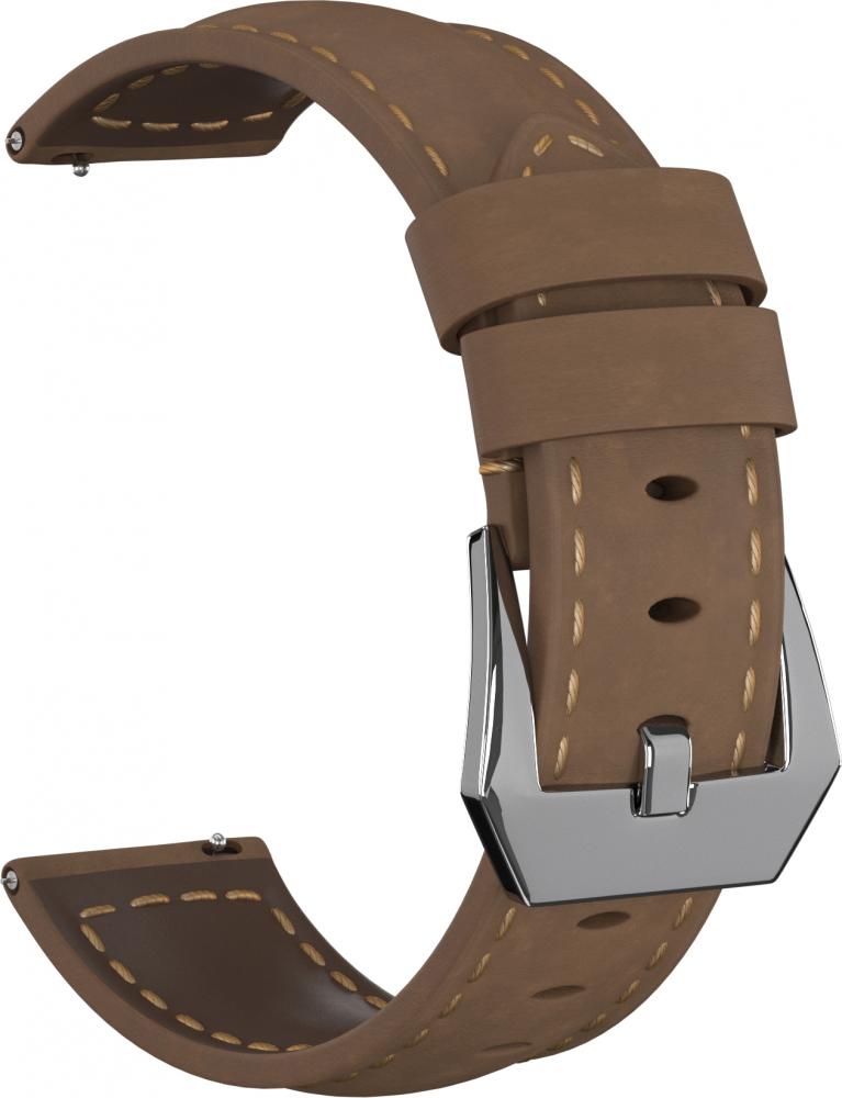 

Ремешок замшевый GSMIN Suede 2 20 для Ticwatch 2 / E (Бледно-коричневый)