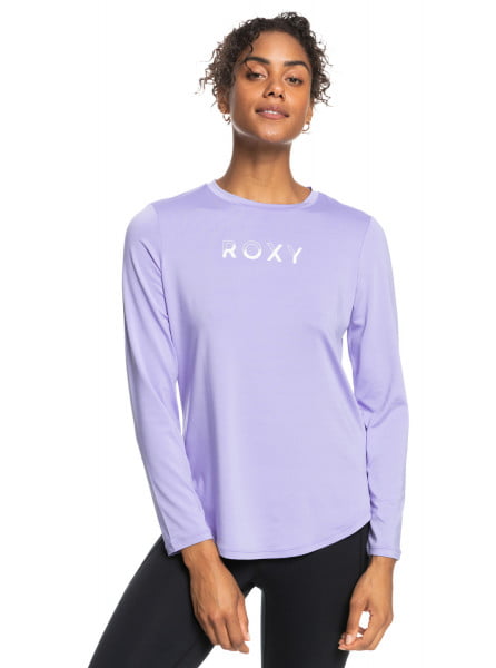

Лонгслив женский Roxy ERJKT03919 фиолетовый 40, ERJKT03919