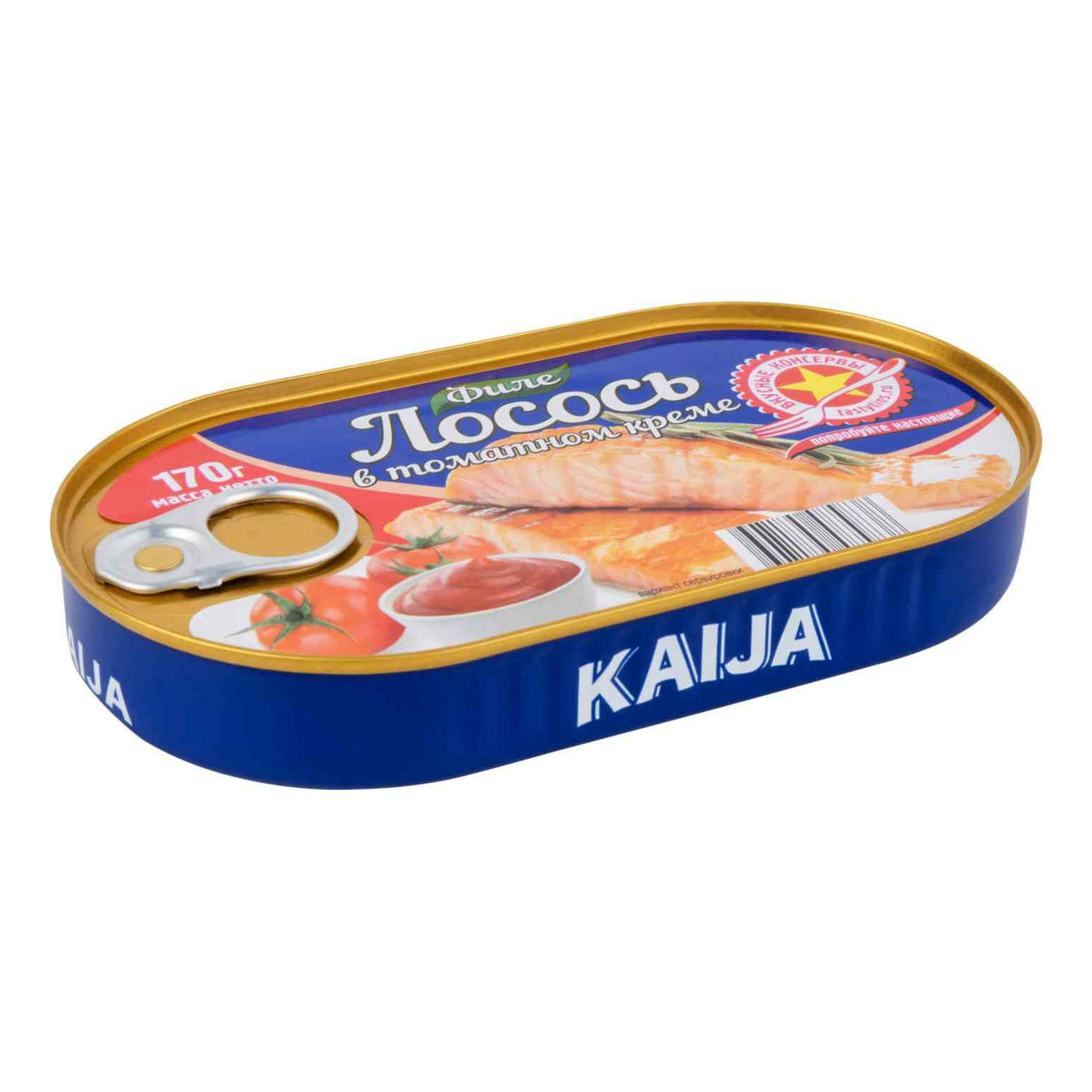 

Лосось Вкусные консервы филе в томатном креме 170 г