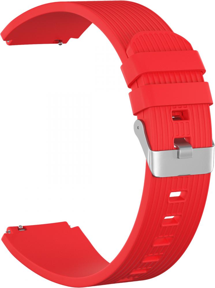 

Ремешок силиконовый GSMIN Italian Collection 20 для Ticwatch 2 / E (Красный)