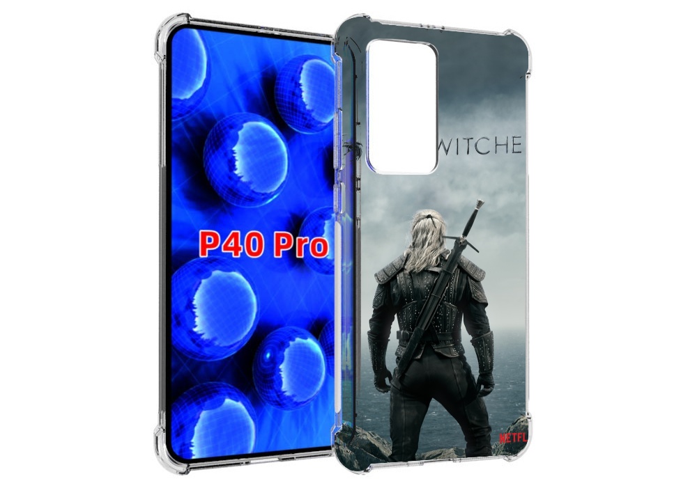 

Чехол MyPads Ведьмак-2 для Huawei P40 Pro противоударный, Прозрачный, Tocco