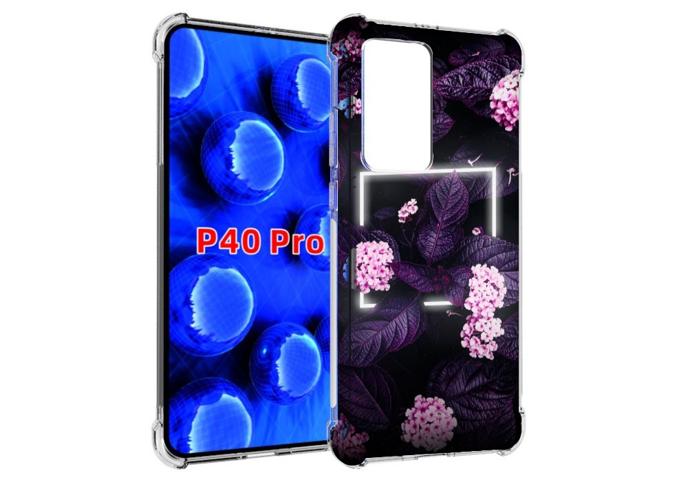 

Чехол MyPads Витамин для Huawei P40 Pro противоударный, Прозрачный, Tocco