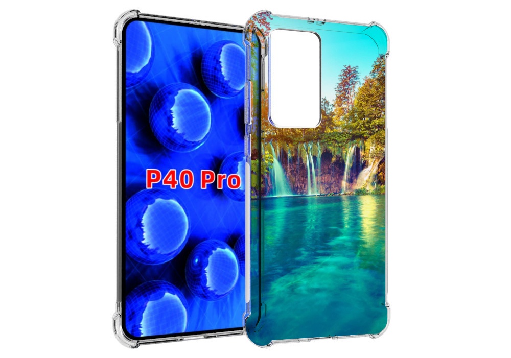 Чехол MyPads Водапад-2 для Huawei P40 Pro противоударный