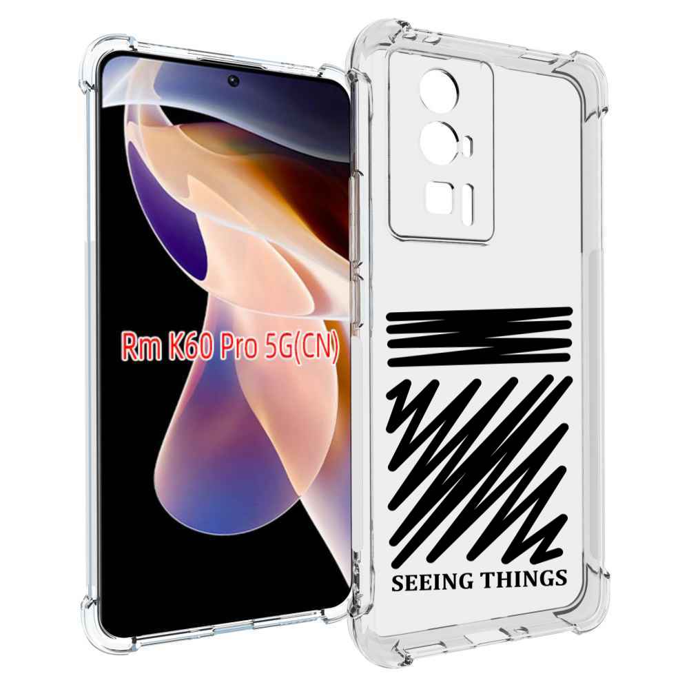 

Чехол MyPads seeing-things для Xiaomi Redmi K60 Pro, Прозрачный, Tocco