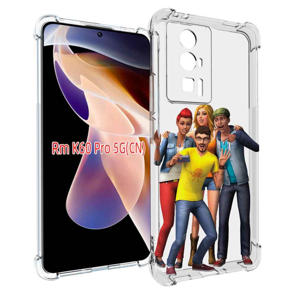

Чехол MyPads sims для Xiaomi Redmi K60 Pro, Прозрачный, Tocco