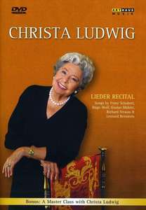 

Vocal Recital (Lieder): Ludwig, Christa - SCHUBERT, F. / WOLF, H. / MAHLER, G., 1 DVD