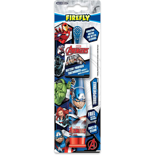 Электрическая детская зубная щетка Firefly AVENGERS Turbo Max Toothbrush AV-6