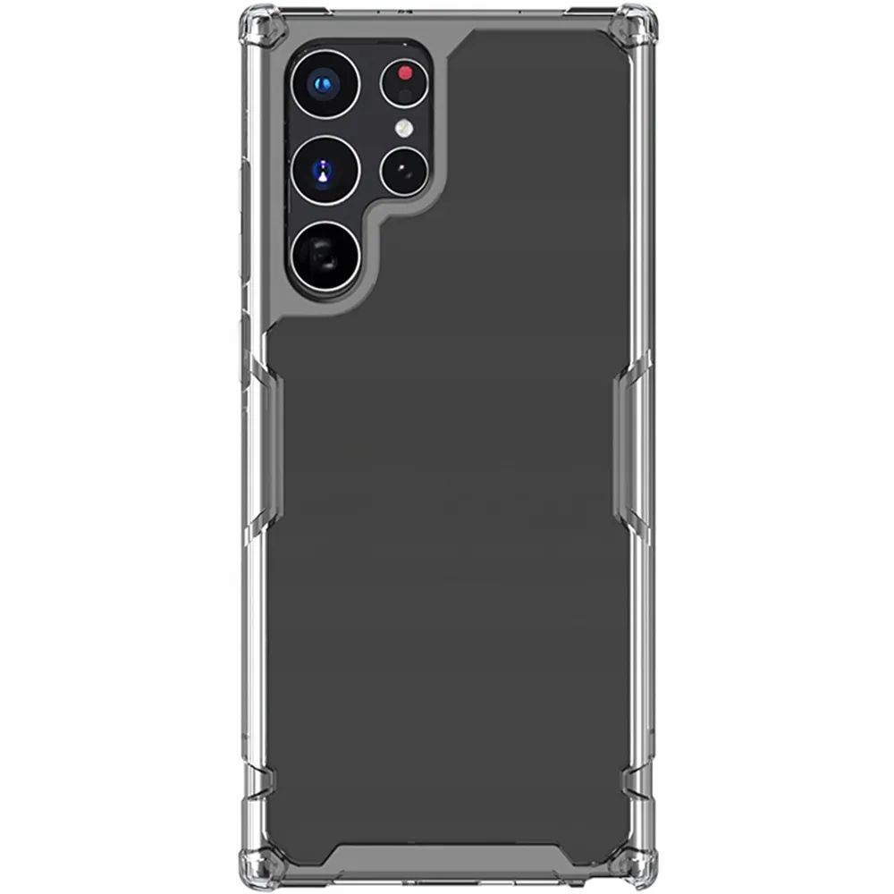 

Панель-накладка Nillkin Nature TPU Pro Сase Transparent для Samsung Galaxy S22 Ultra, Прозрачный, Nature TPU Pro