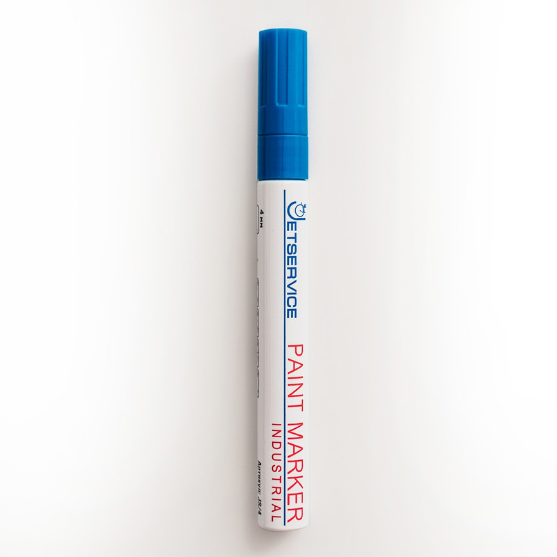 Маркер-краска JetService JSPM-02 strong 2-4мм синий маркер краска для шин водонепроницаемая на маслянной основе красный