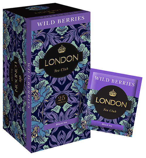 

Чай черный London Tea Club Лесные ягоды в пакетиках 2 г х 25 шт