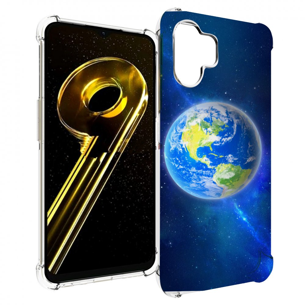 

Чехол бампер MyPads Планета-Земля для Realme 10 5G противоударный, Прозрачный, Tocco