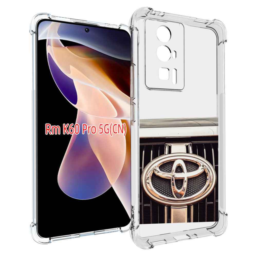 

Чехол MyPads toyota тоиота 3 для Xiaomi Redmi K60 Pro, Прозрачный, Tocco