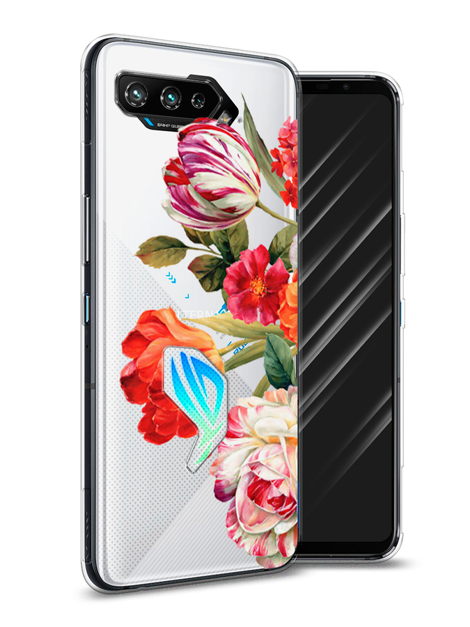 

Чехол Awog на Asus ROG Phone 5S "Весенний букет", Красный;розовый;зеленый, 44550-8
